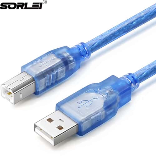 USB 2.0 Printer Cable A Male to B Male Printer USB Cable Power Data Charging Cable Cord for Printer Scanner