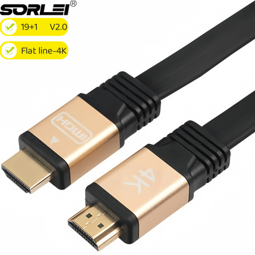 2.0版 铝合金头 4K机顶盒电脑电视HDMI高清线