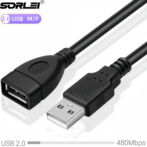 USB延长线公对母AM/AF转接线铜芯USB2.0数据延长线