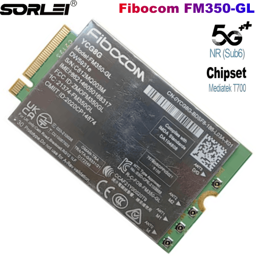 Fibocom 5G Module FM350-GL 5G LTE Communication Module with PCLE 3.0 Support PC LoT Gateway Routers 5.0